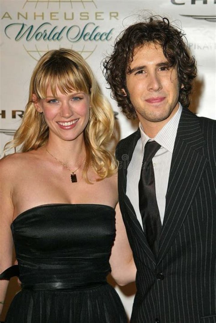 Josh Groban and January Jones Celebrity Couples From the Past