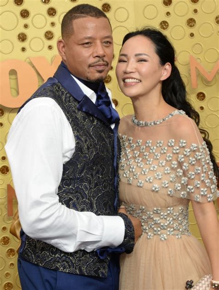 Terrence Howard et sa femme Miranda Pak aux Emmy Awards à Los Angeles