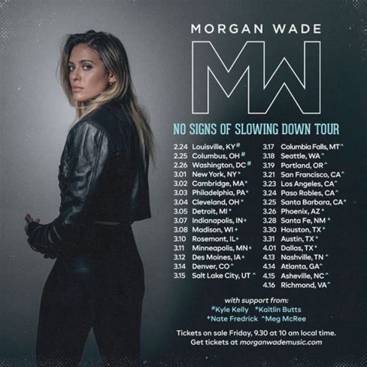 Wade Announces 2023 No Signs of Slowing Down Tour